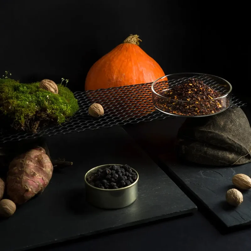 Ubena Moodbild mit Kürbis, Nüssen, Süßkartoffel und Pfeffer – Food-Fotografie im Corporate Stil